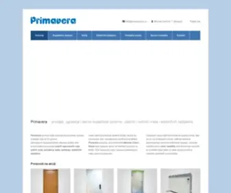 Primavera.co.rs(Prodaja kupatilske opreme) Screenshot