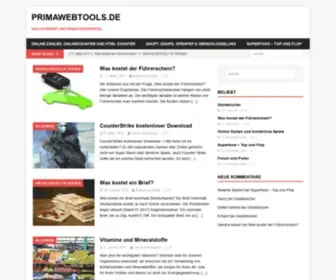 Primawebtools.de(Das Internet) Screenshot