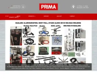 Primawelds.com(Prima Welding) Screenshot