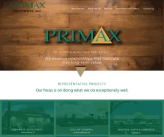 Primaxproperties.com(Charlotte, NC) Screenshot