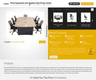 Prime-Furniture.in(Prime Equipments And Supplies India Private Limited) Screenshot