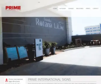 Prime-Internationalsigns.com(Prime International Signs) Screenshot