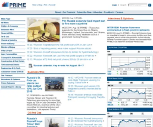Prime-Tass.com(Prime Tass) Screenshot