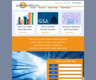 Prime-Vendor.com(Federal) Screenshot