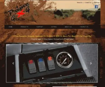 Prime4X4.com(Switch, Control & Accessory Panels For Jeep Cherokee, Comanche & Other Off-Road Vehicles) Screenshot