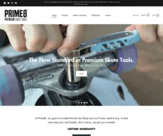 Prime8Boardsupply.com(Premium Skate Tools) Screenshot