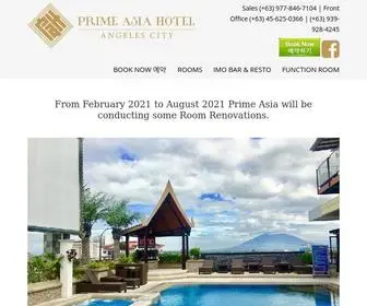 Primeasiahotel.com(4* Star Hotel near Fields Ave. Bars & Walking St) Screenshot