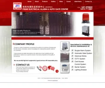 Primeautogate.com(Alarm System Kulai) Screenshot