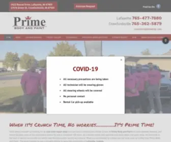 Primebap.com(Auto Body Shop & Repair) Screenshot