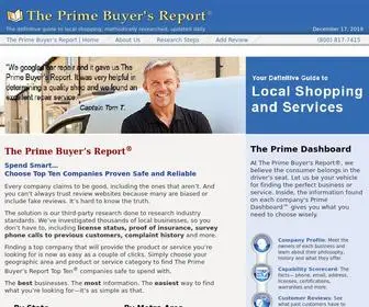 Primebuyersreport.org(The Prime Buyer's Report) Screenshot