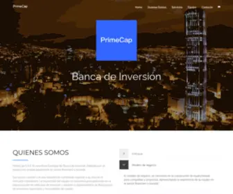 Primecap.com.co(Banca de Inversión) Screenshot