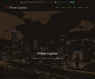 Primecapital.info(A New Age Financial Services Firm) Screenshot