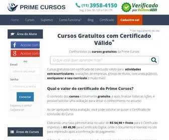Primecursos.com.br(Cursos Gratuitos) Screenshot