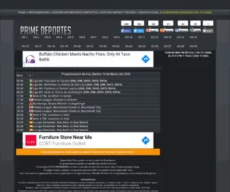 Primedeportes.es(Los mejores eventos deportivos en HD) Screenshot