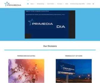 Primedia.co.za(Home) Screenshot