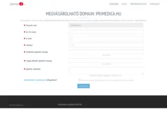 Primedica.hu(Domain) Screenshot