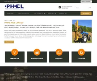 Primedrillingrigs.com(Water Well Drilling Machine Manufacturer) Screenshot