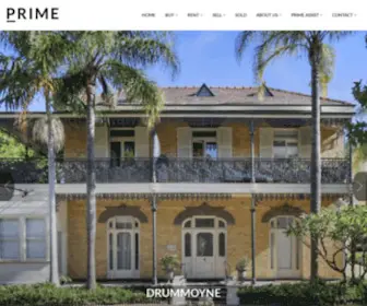 Primeestateagents.com.au(PRIME Estate Agents) Screenshot