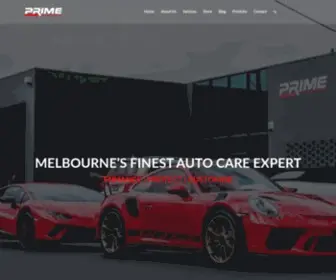 Primefinish.com.au(Car Detailing Melbourne Car Care & Cleaning Products) Screenshot