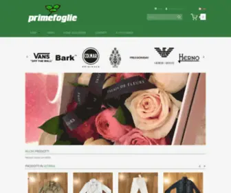 Primefoglie.com(Negozio) Screenshot