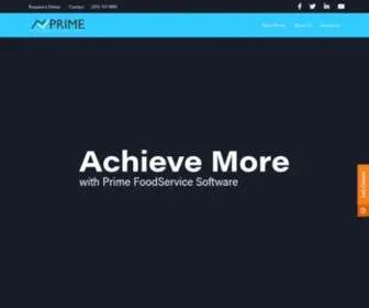 Primefoodsoftware.com(Prime Foodservice Software) Screenshot