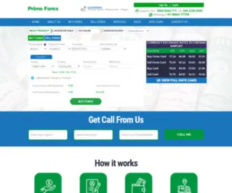 Primeforex.in(Prime forex) Screenshot