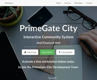 Primegatecity.net(PrimeGate Business) Screenshot