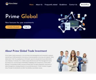 PrimeGlobaltrade.com(Prime Global Trade Investment) Screenshot