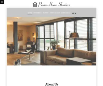 Primehomeshutters.com(Prime Home Shutters and Blinds in Welling) Screenshot