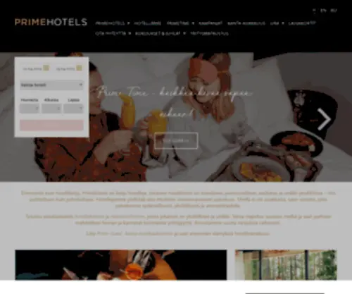 Primehotels.fi(Uniikkeja hotelleita suomessa) Screenshot