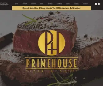 Primehousegardencity.com(Primehouse Steak & Sushi) Screenshot