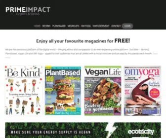 Primeimpactmags.com(We are the conscious platform) Screenshot