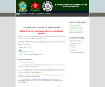 Primeirotabbh.com.br(PRIMEIRO TABELIONATO DE PROTESTOS DE BELO HORIZONTE BH MINAS GERAIS) Screenshot