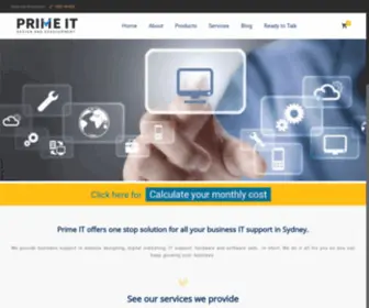 Primeit.com.au(Business IT Support Sydney) Screenshot