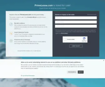 Primelease.com(Lease an auto anywhere in the US.Application can be made for leasing) Screenshot