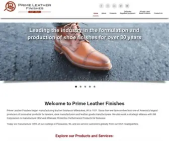 Primeleatherfinishes.com(Prime Leather Finishes Co) Screenshot