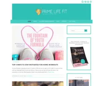 Primelifefit.com(Love Your Life at ANY Age) Screenshot