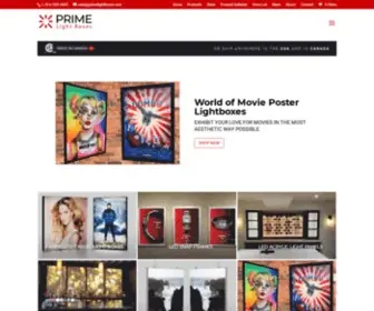 Primelightboxes.com(Prime Light Boxes) Screenshot