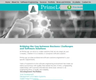 Primelogic.co.za(Software Engineering and Website Development) Screenshot
