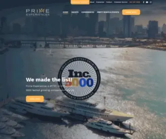 Primeluxuryrentals.com(Boat Rentals Miami) Screenshot