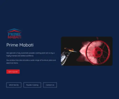 Primemabati.co.ke(Prime Mabati) Screenshot