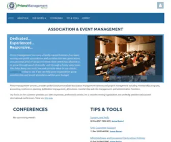 Primemanagement.net(Association Management Prime Management) Screenshot