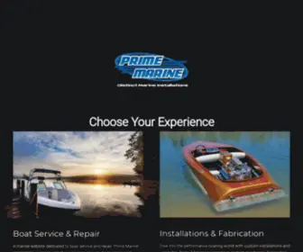 Primemarineusa.com(Prime Marine Boat Service and Repair) Screenshot