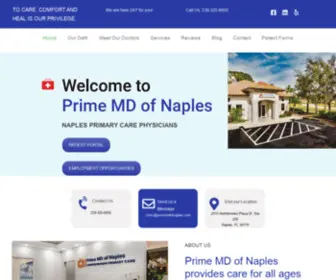 Primemdofnaples.com(Prime MD of Naples I Best Primary Care Physicians in Naples) Screenshot