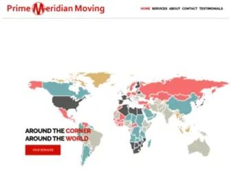 Primemeridianmoving.com(Prime Meridian Moving) Screenshot