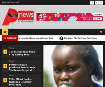 Primenews.co.ke(Your All Time News Site) Screenshot