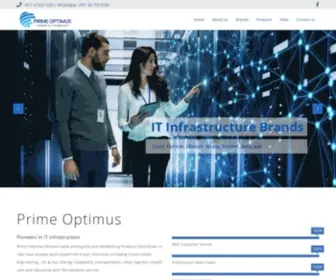 Primeoptimus.ae(Prime Optimus) Screenshot