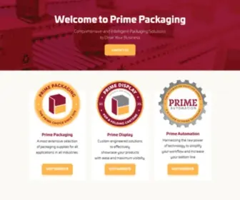 Primepackaging.com(Prime Packaging Corp) Screenshot