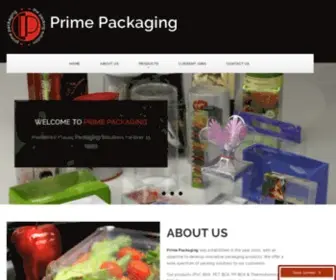 Primepackaging.info(Prime Packaging) Screenshot