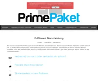 Primepaket.de(Wir arbeiten über das JTL) Screenshot